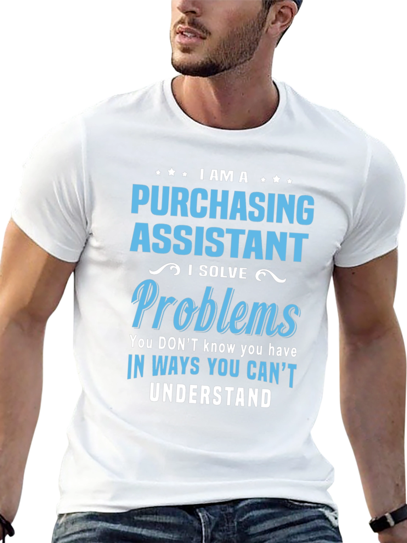 Camiseta de Asistente de Compras que Resuelve Problemas