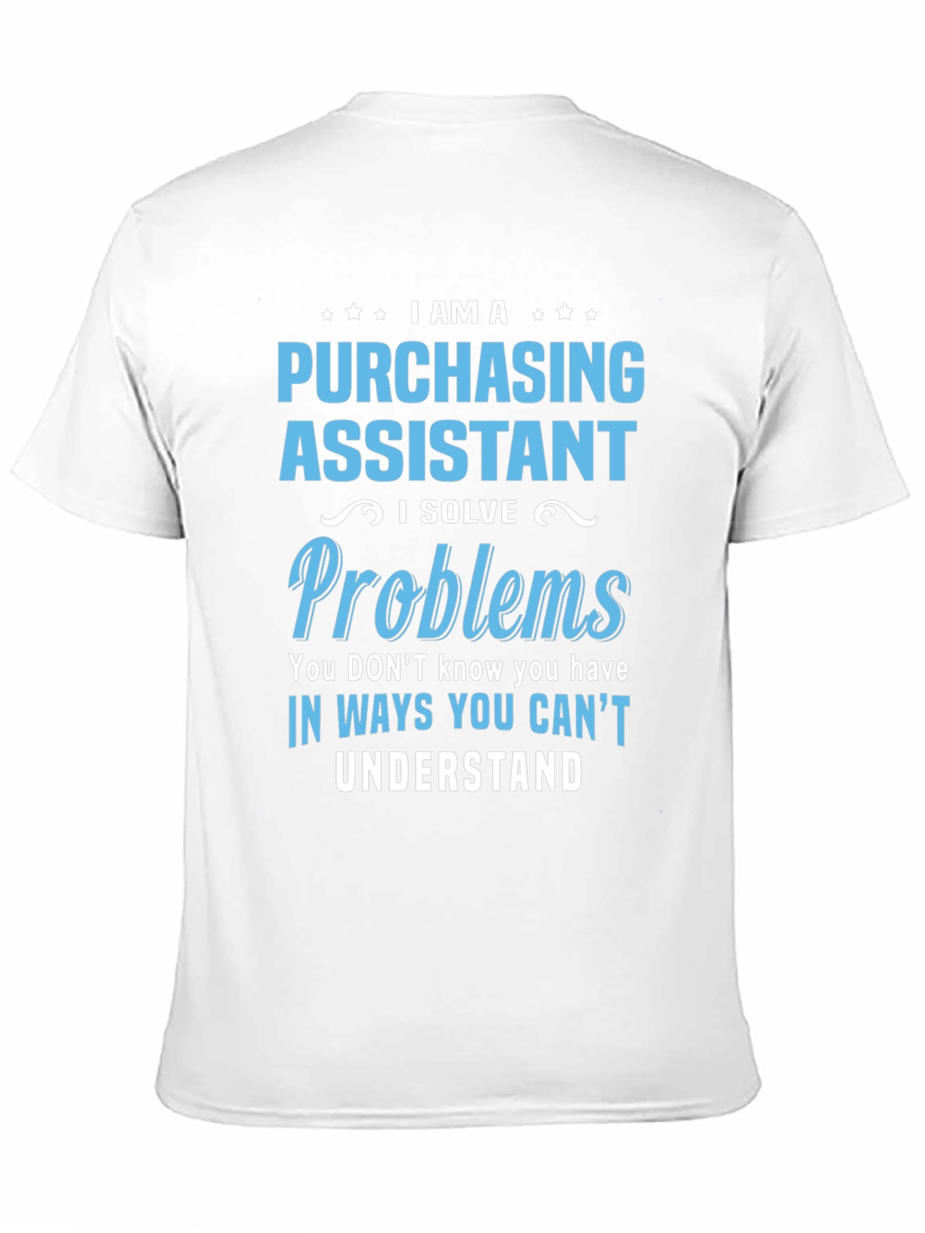 Camiseta de Asistente de Compras que Resuelve Problemas