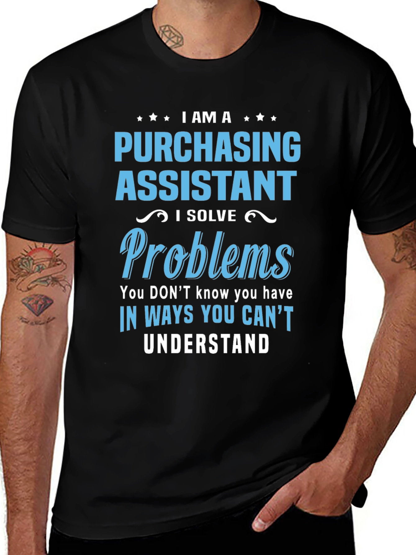Camiseta de Asistente de Compras que Resuelve Problemas