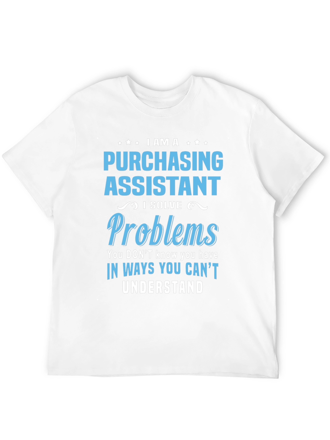 Camiseta de Asistente de Compras que Resuelve Problemas
