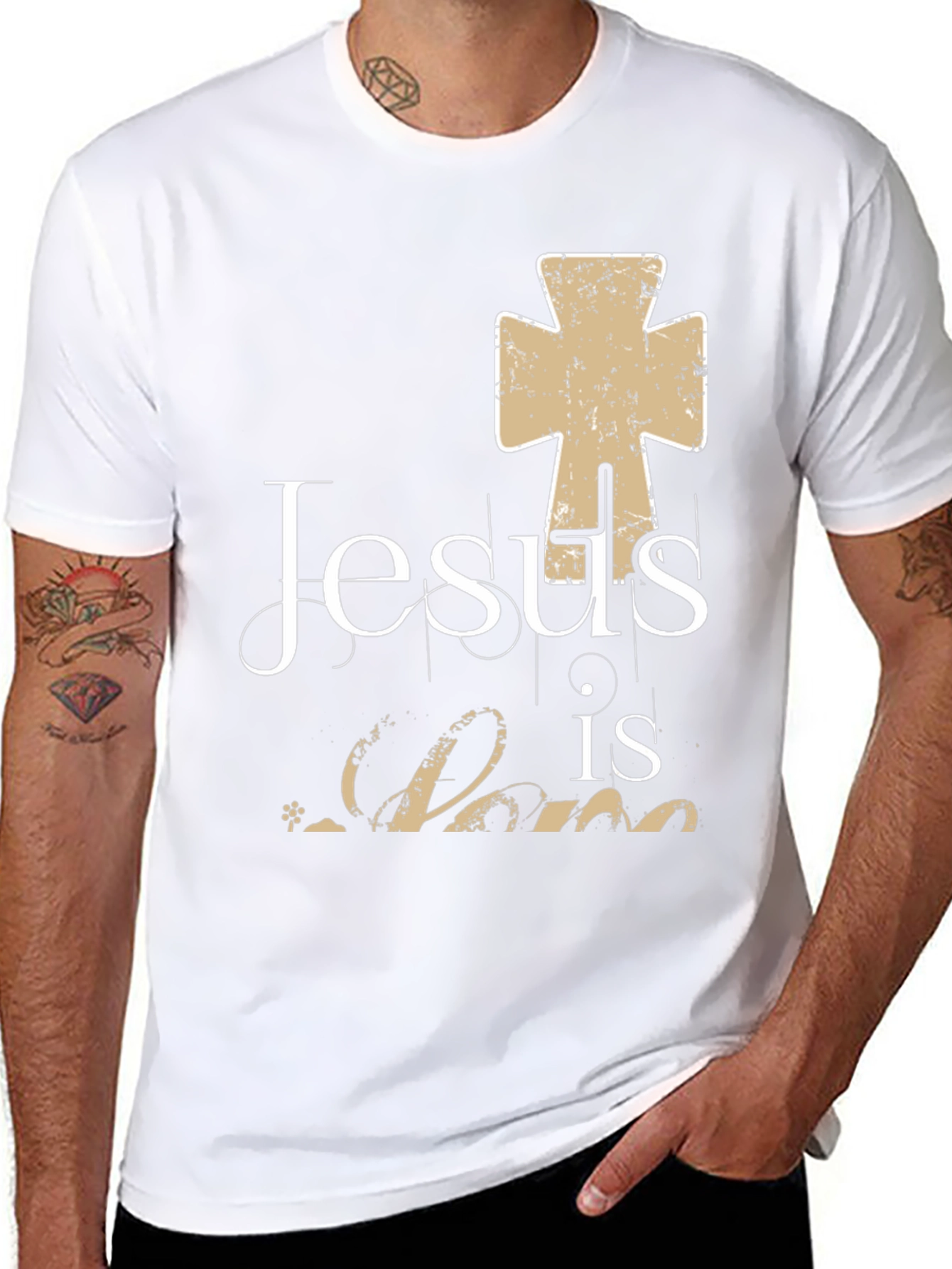 Camiseta Cristiana: Jesús es la Luz