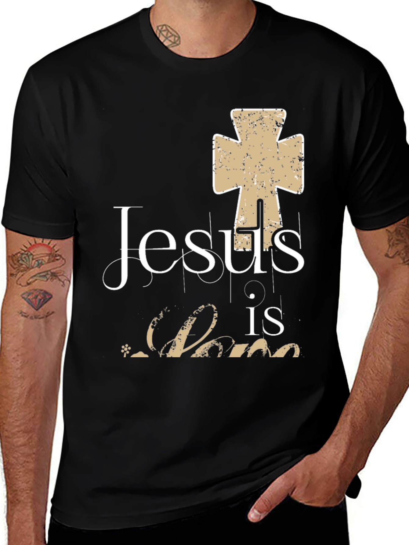 Camiseta Cristiana: Jesús es la Luz