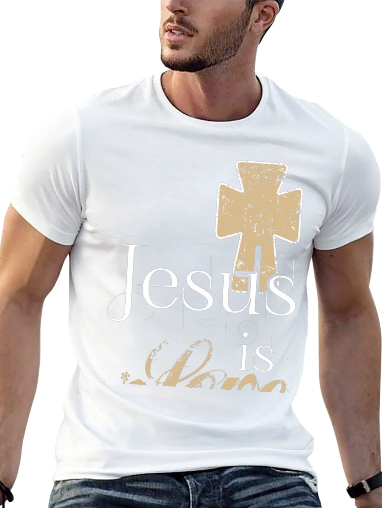 Camiseta Cristiana: Jesús es la Luz