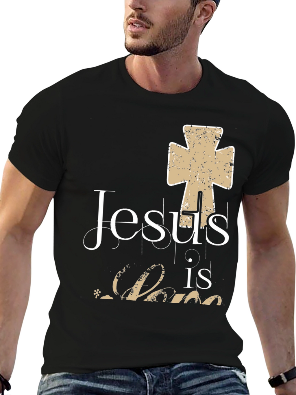 Camiseta Cristiana: Jesús es la Luz
