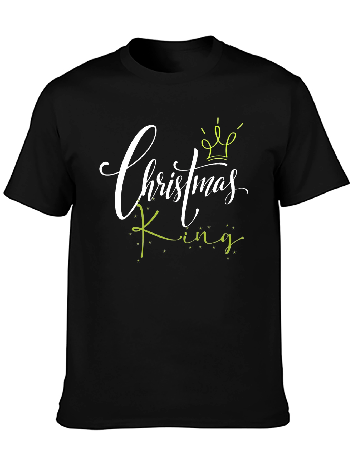 Camiseta Hombre Navideña Christmas King