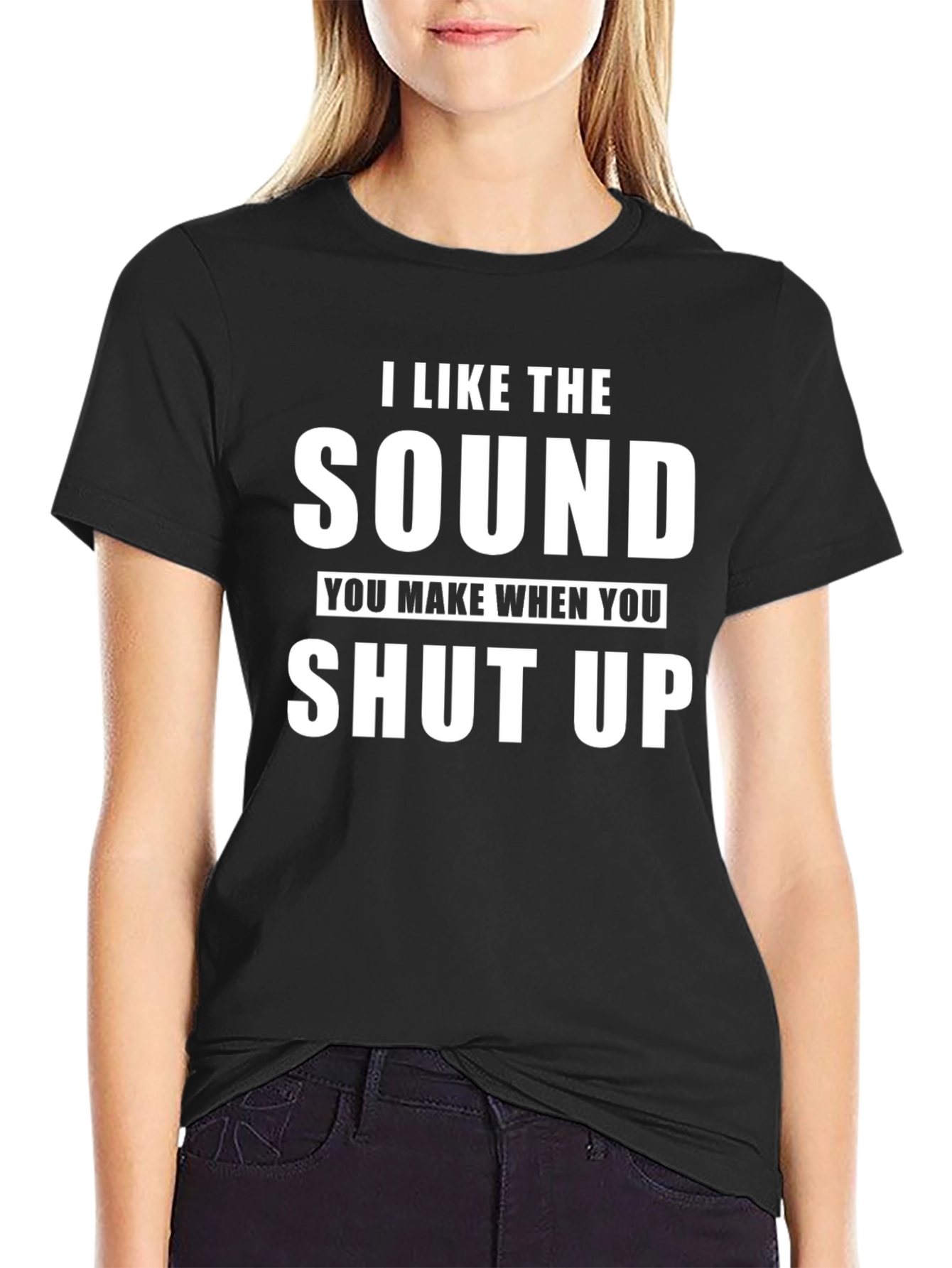 Camiseta con frase divertida: Me gusta el sonido