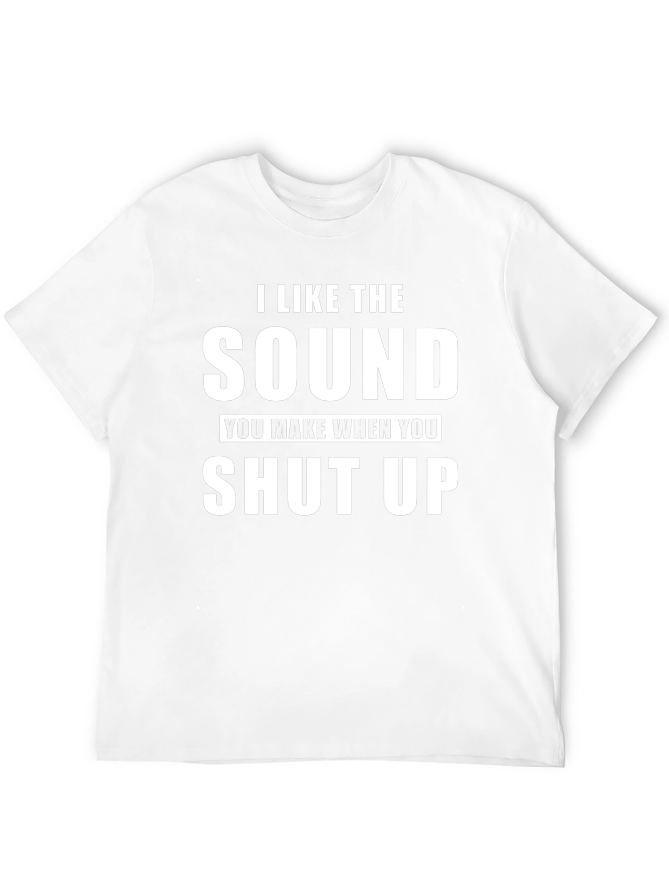 Camiseta con frase divertida: Me gusta el sonido