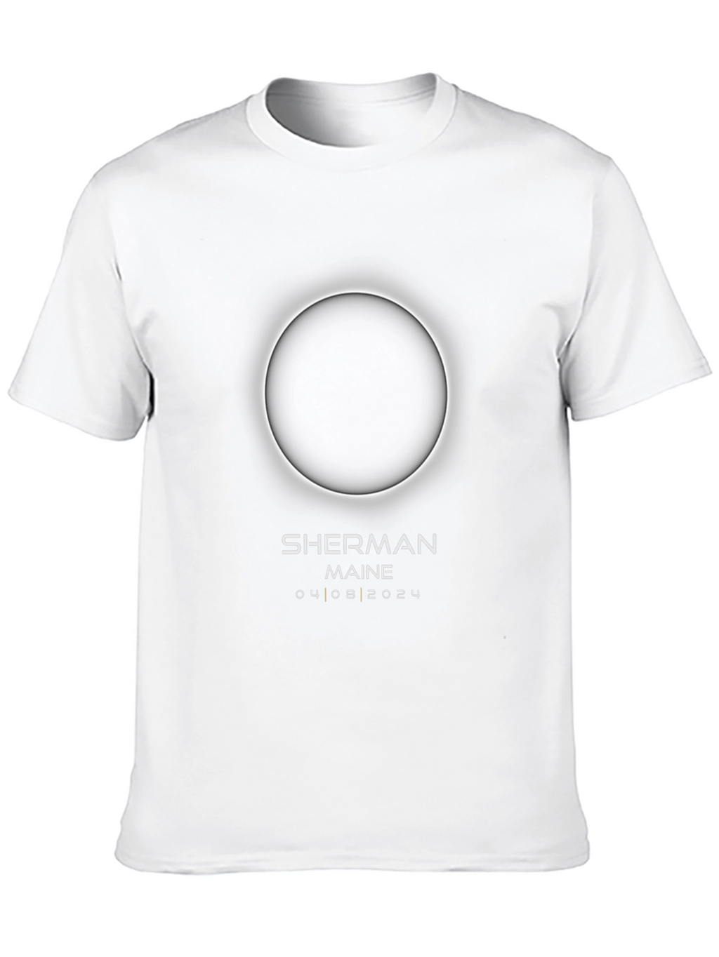 Camiseta Eclipse Solar Sherman Maine 2024