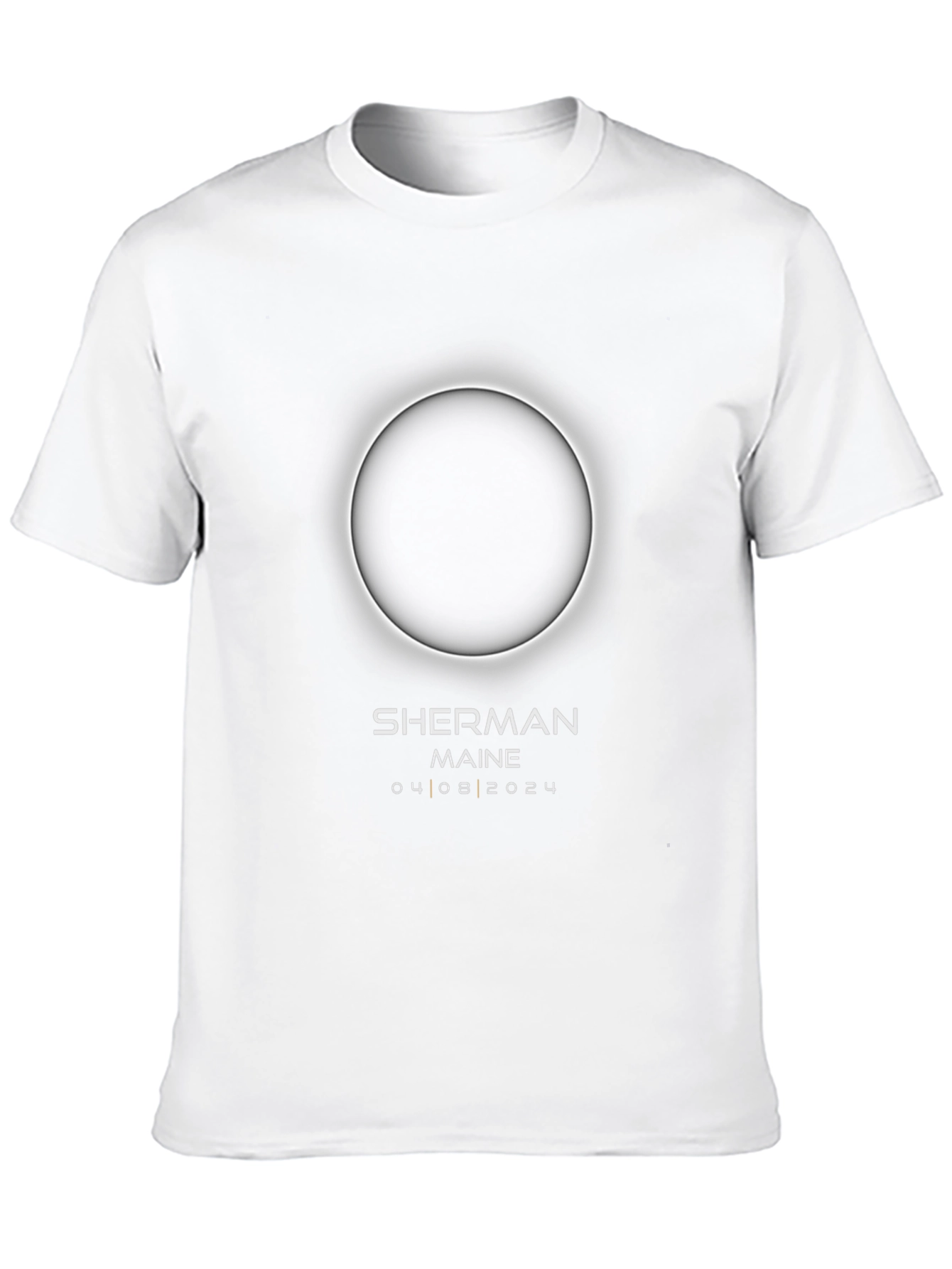 Camiseta Eclipse Solar Sherman Maine 2024