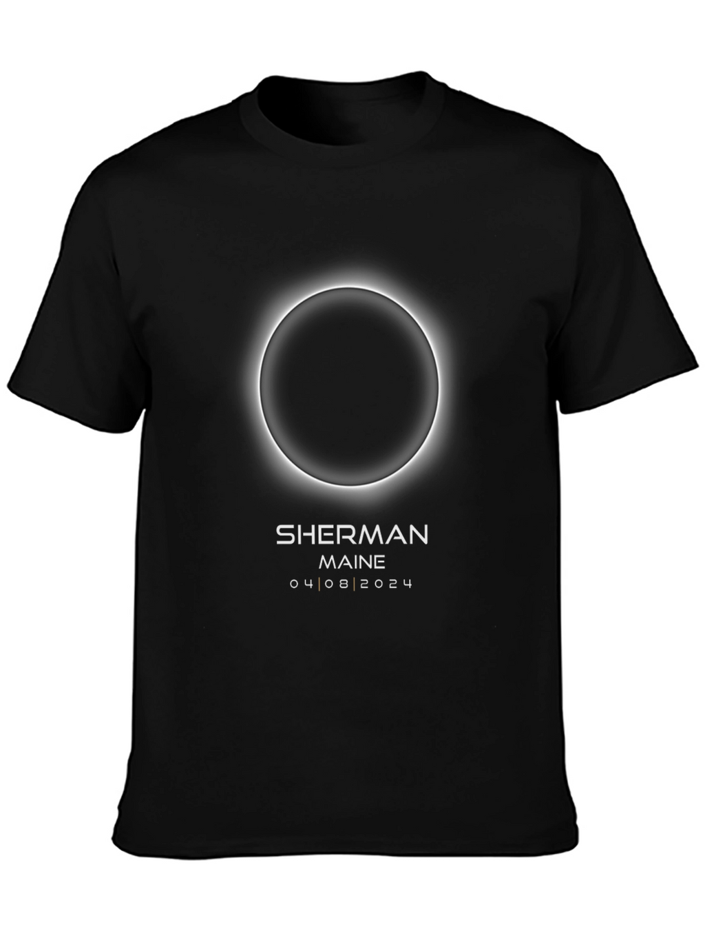 Camiseta Eclipse Solar Sherman Maine 2024