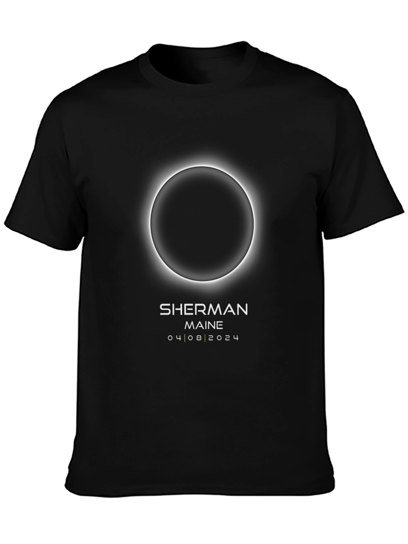 Camiseta Eclipse Solar Sherman Maine 2024