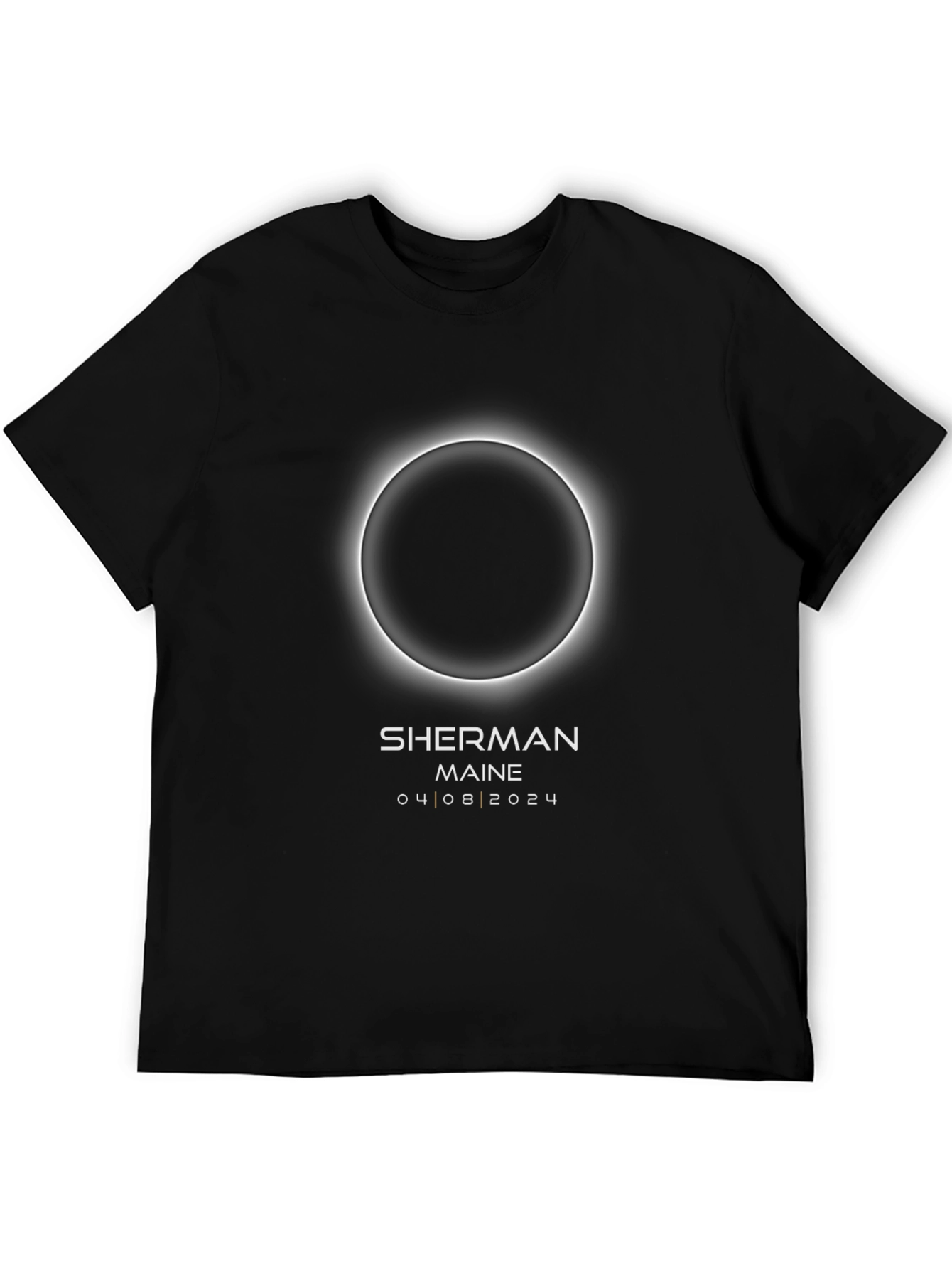 Camiseta Eclipse Solar Sherman Maine 2024