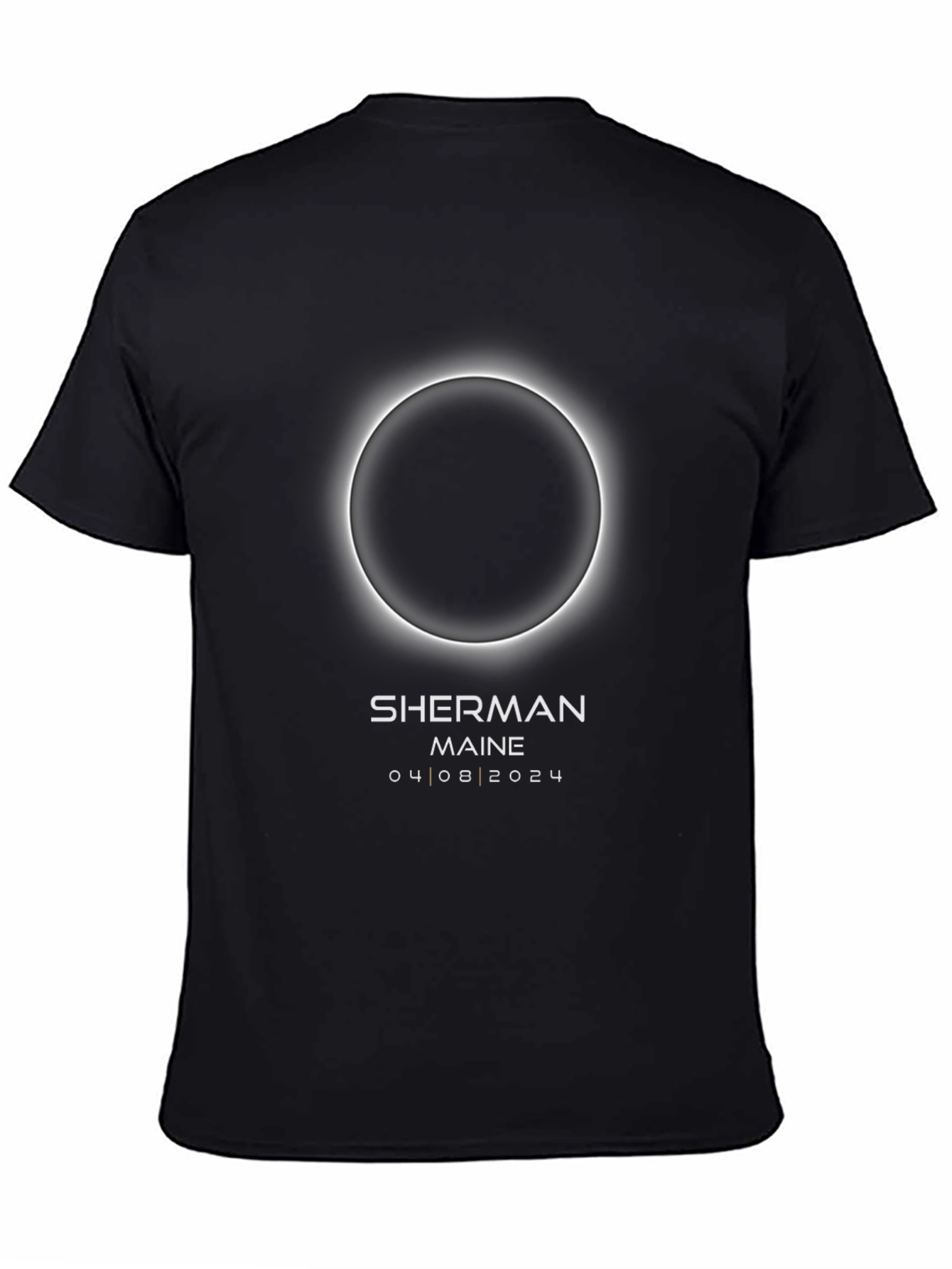 Camiseta Eclipse Solar Sherman Maine 2024