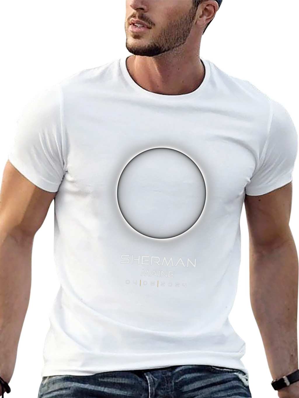 Camiseta Eclipse Solar Sherman Maine 2024