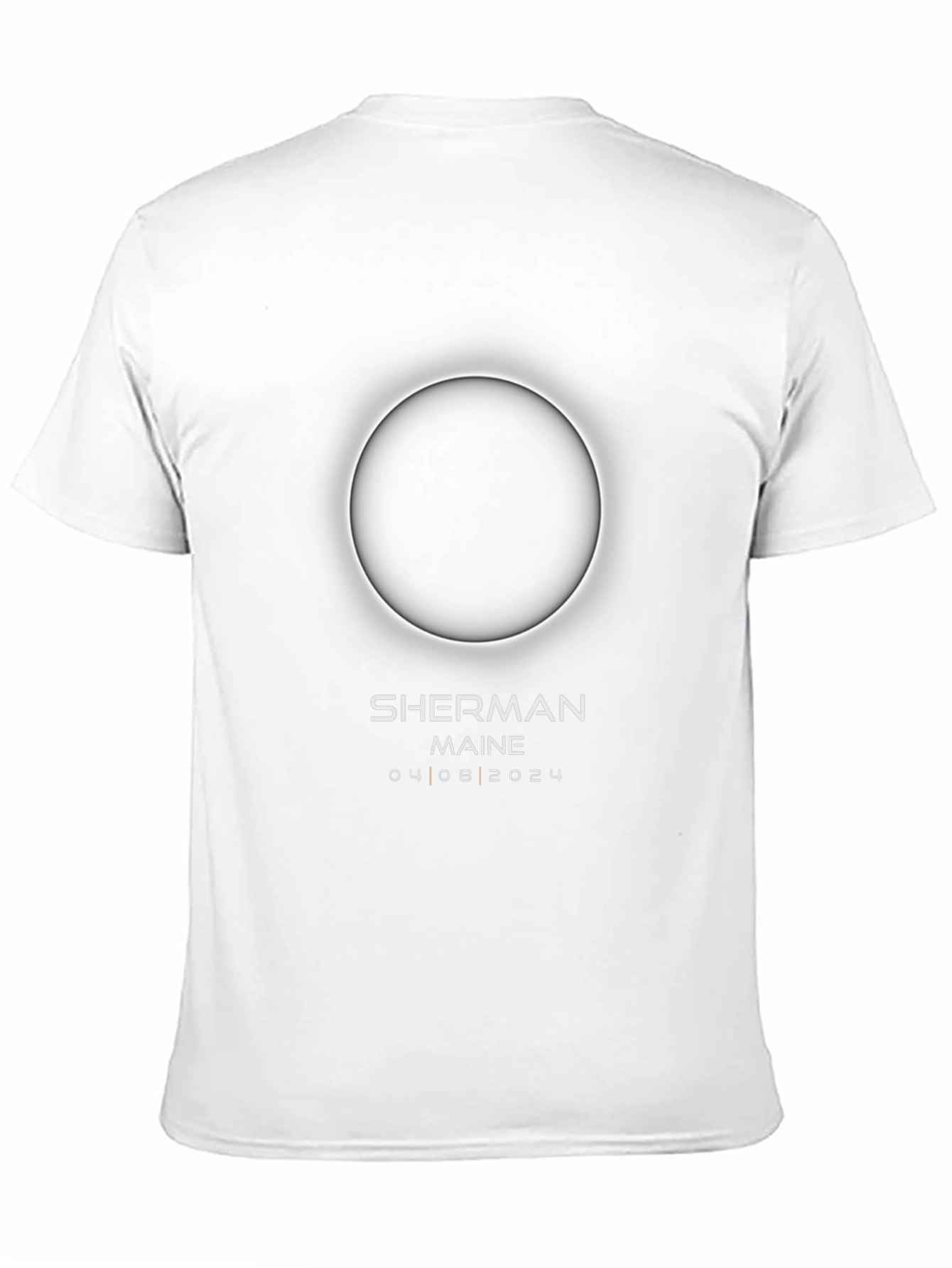 Camiseta Eclipse Solar Sherman Maine 2024