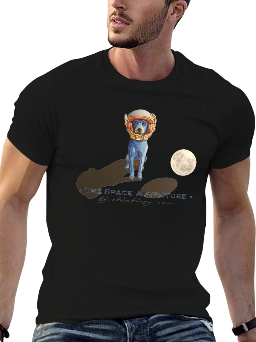 Camiseta Hombre Aventura Espacial