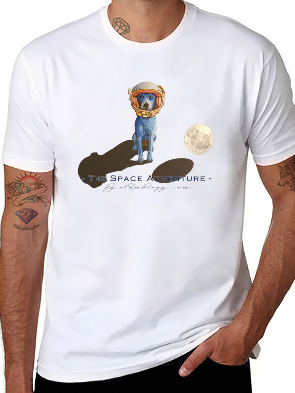 Camiseta Hombre Aventura Espacial