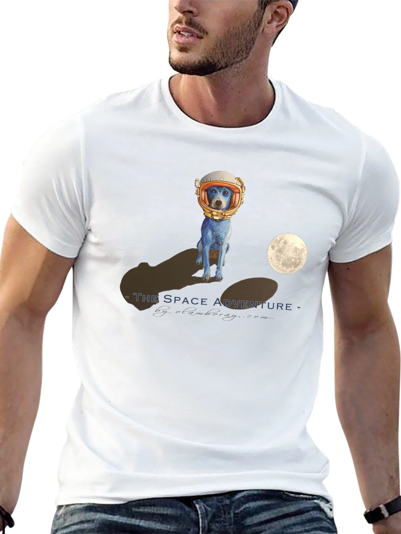 Camiseta Hombre Aventura Espacial