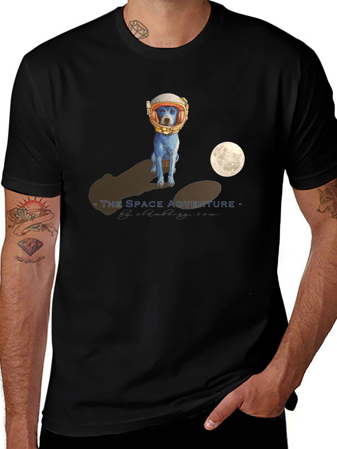 Camiseta Hombre Aventura Espacial
