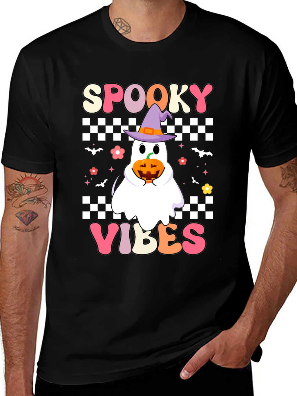 Camiseta Halloween Espeluznante Vibes