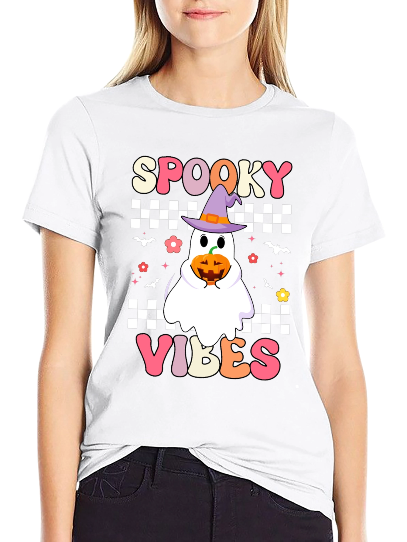 Camiseta Halloween Espeluznante Vibes