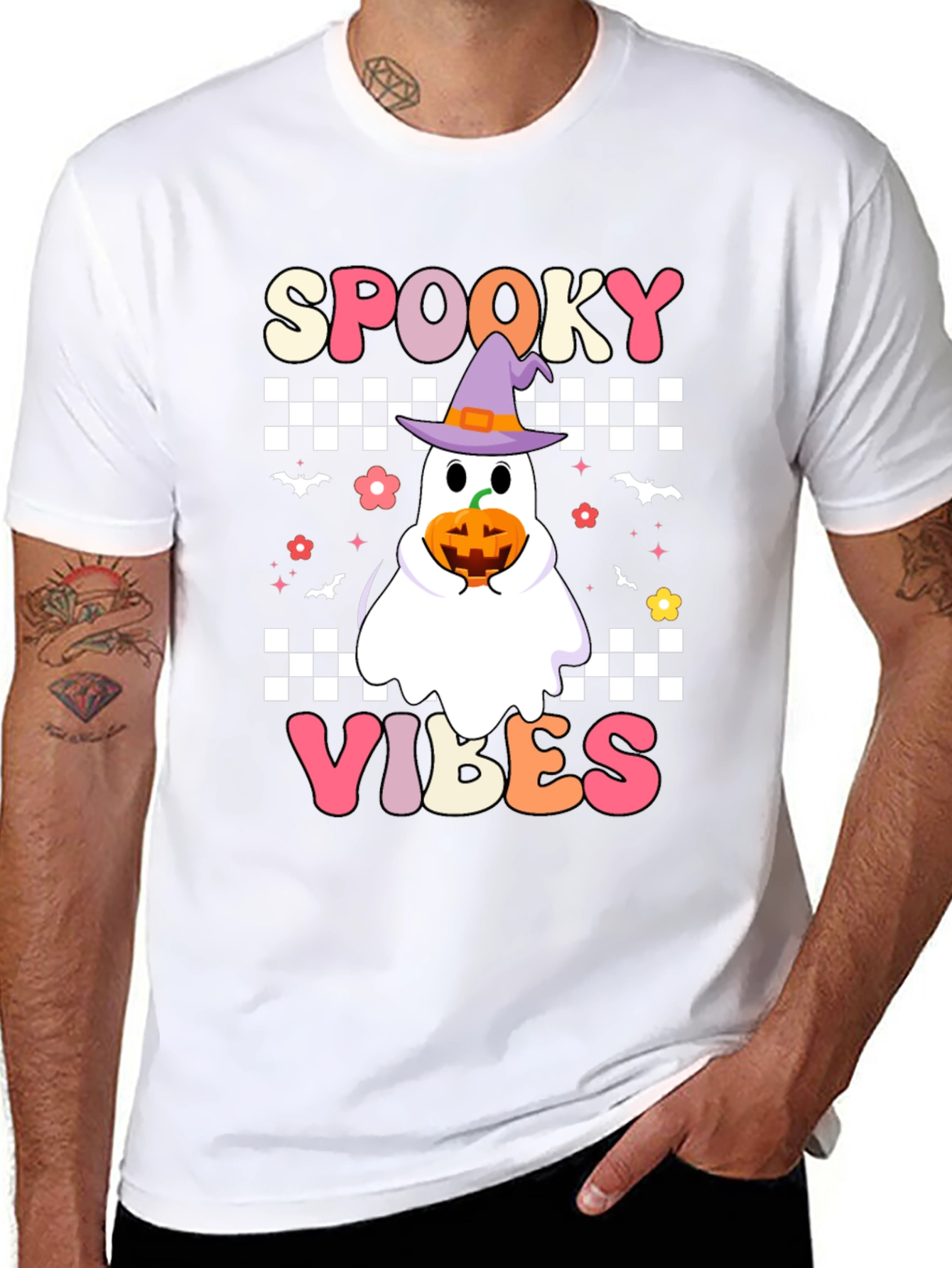 Camiseta Halloween Espeluznante Vibes