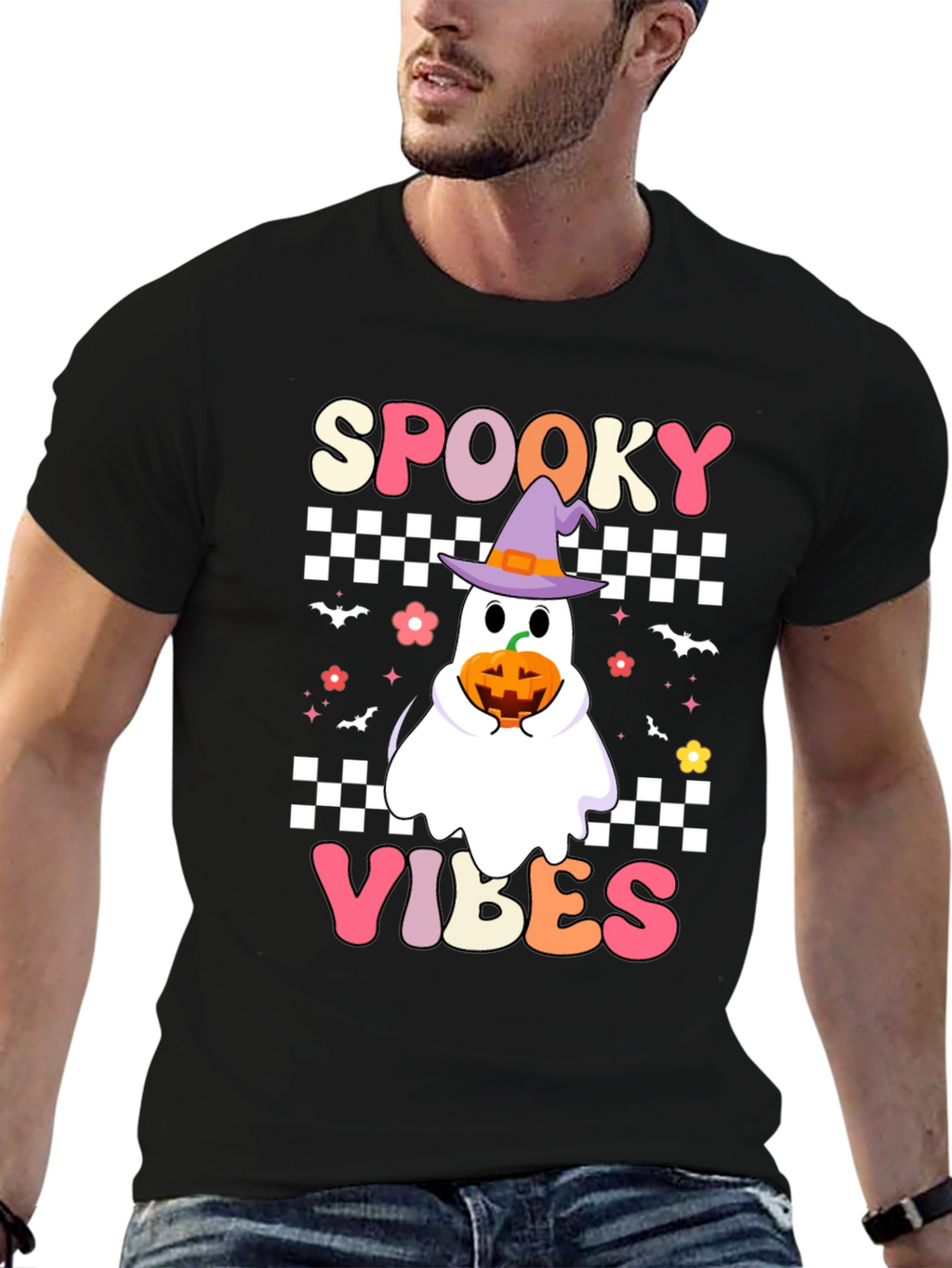 Camiseta Halloween Espeluznante Vibes