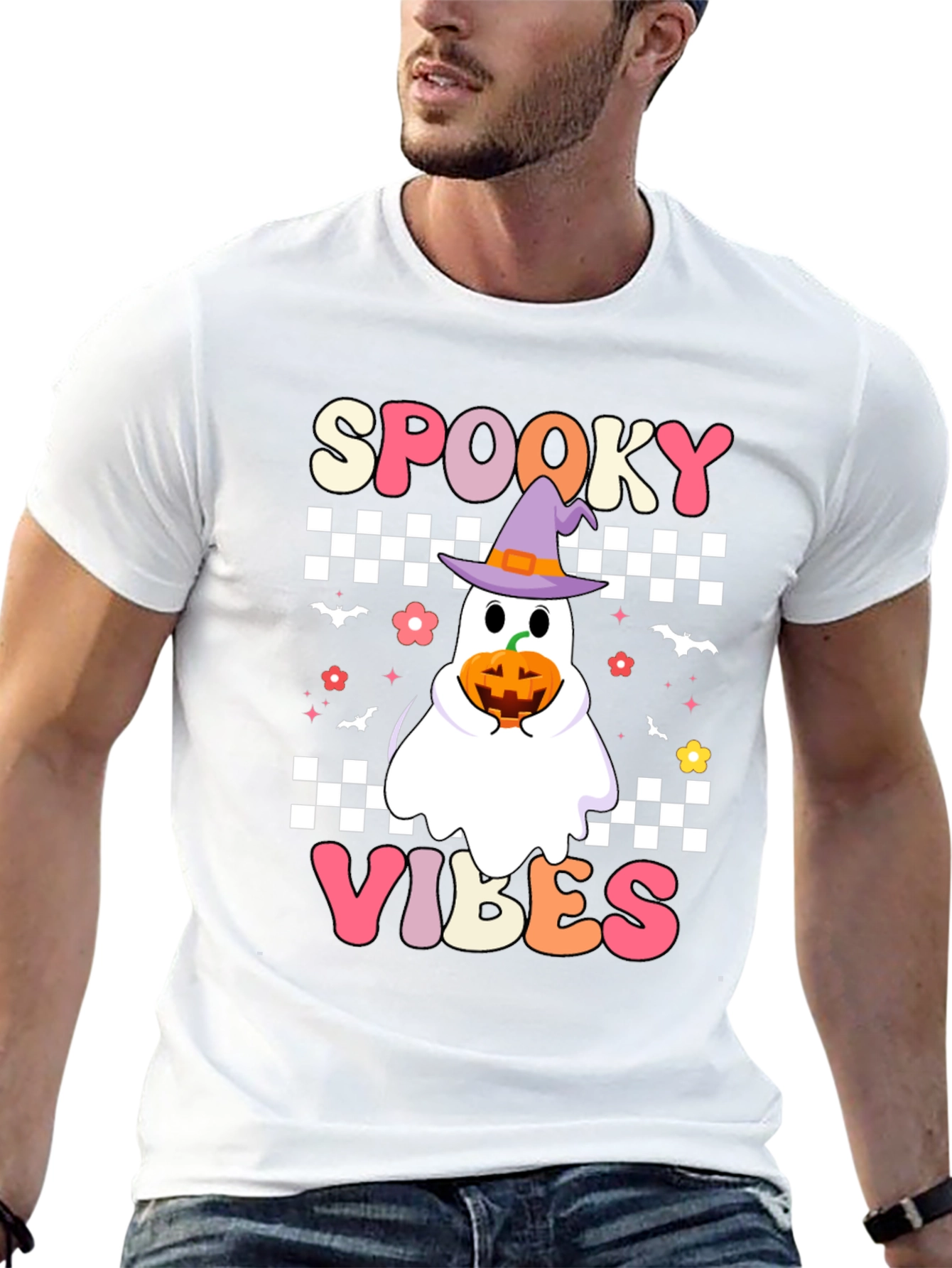 Camiseta Halloween Espeluznante Vibes