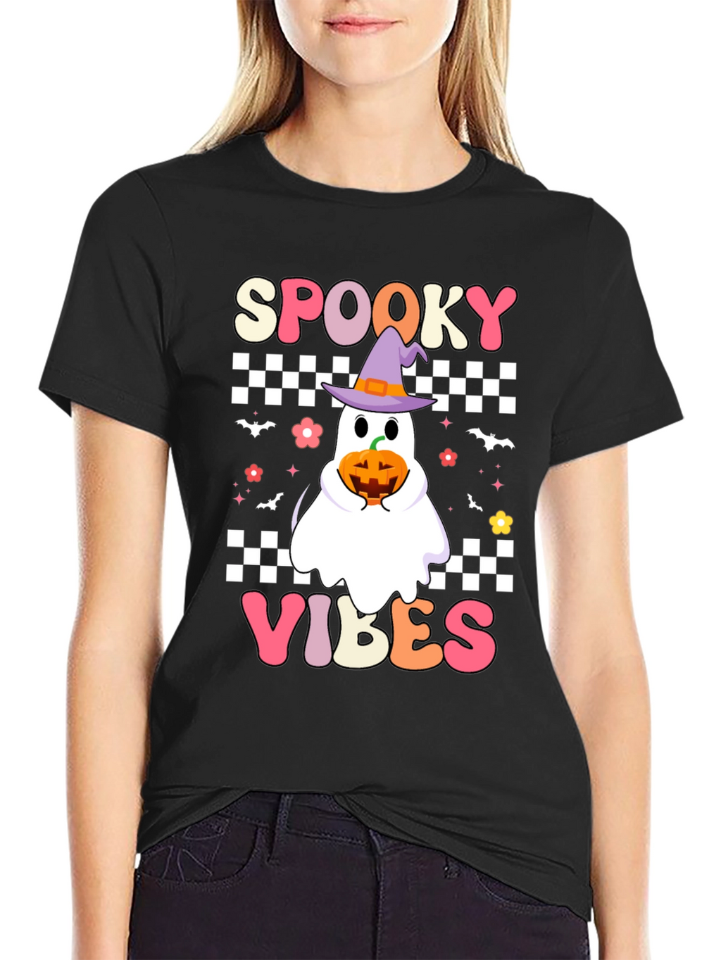 Camiseta Halloween Espeluznante Vibes