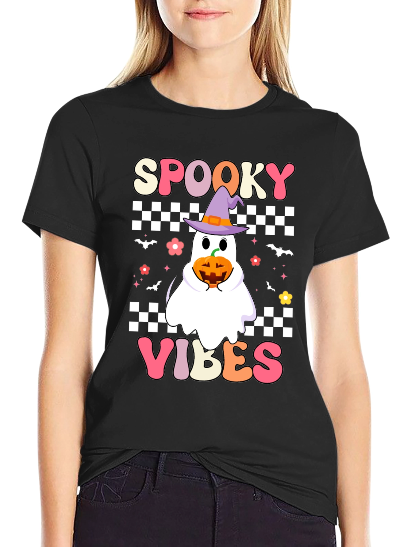 Camiseta Halloween Espeluznante Vibes
