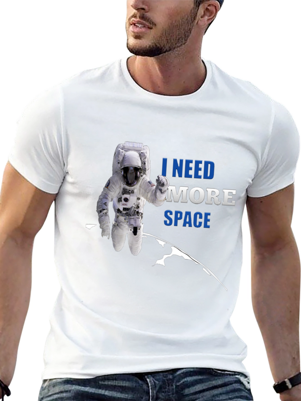 Camiseta Espacial: Necesito Más Espacio