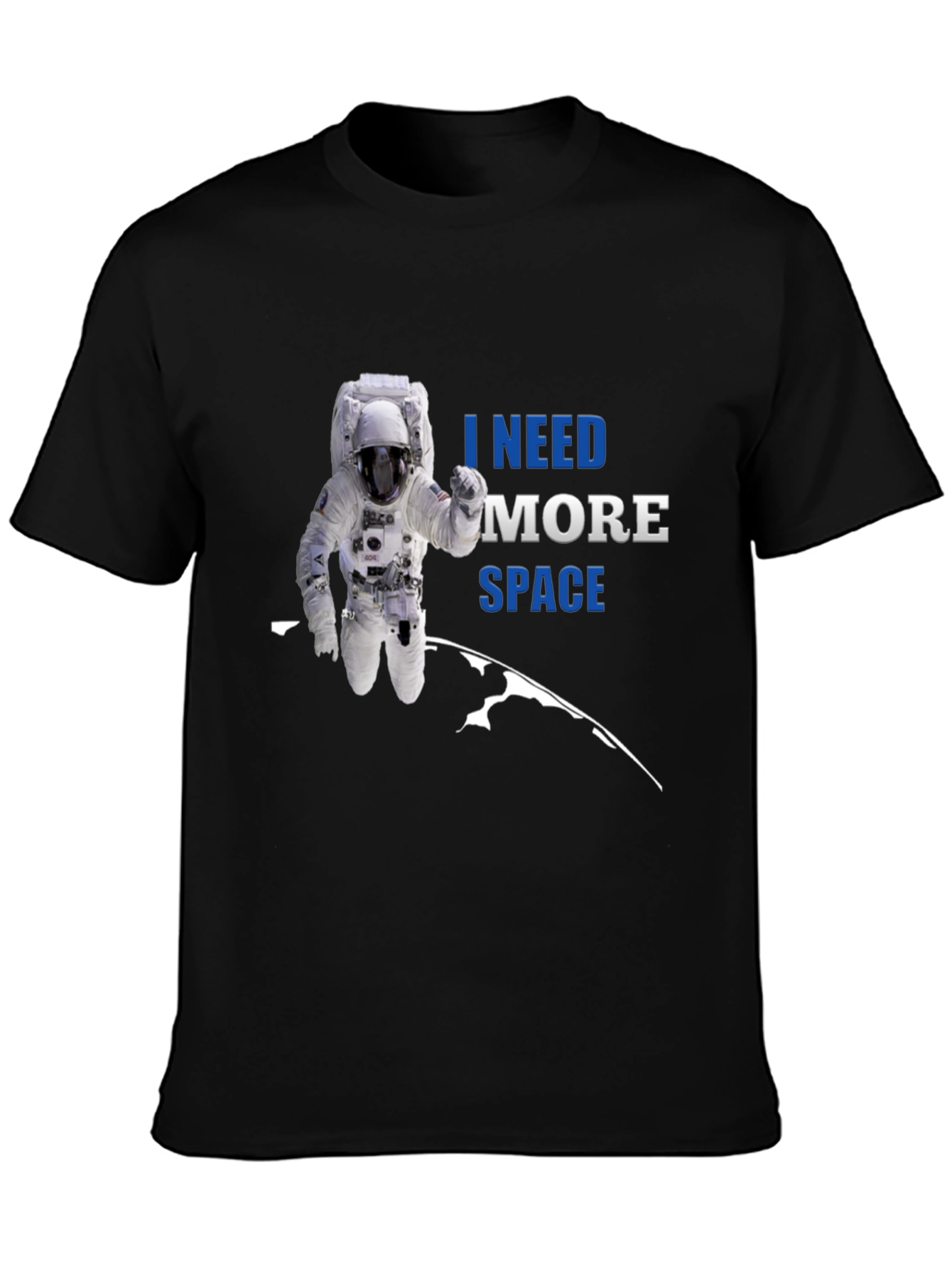 Camiseta Espacial: Necesito Más Espacio