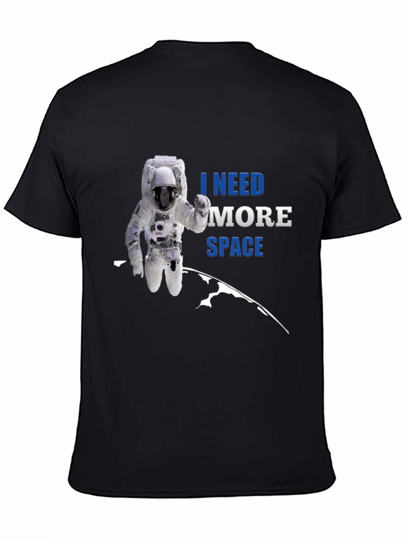 Camiseta Espacial: Necesito Más Espacio