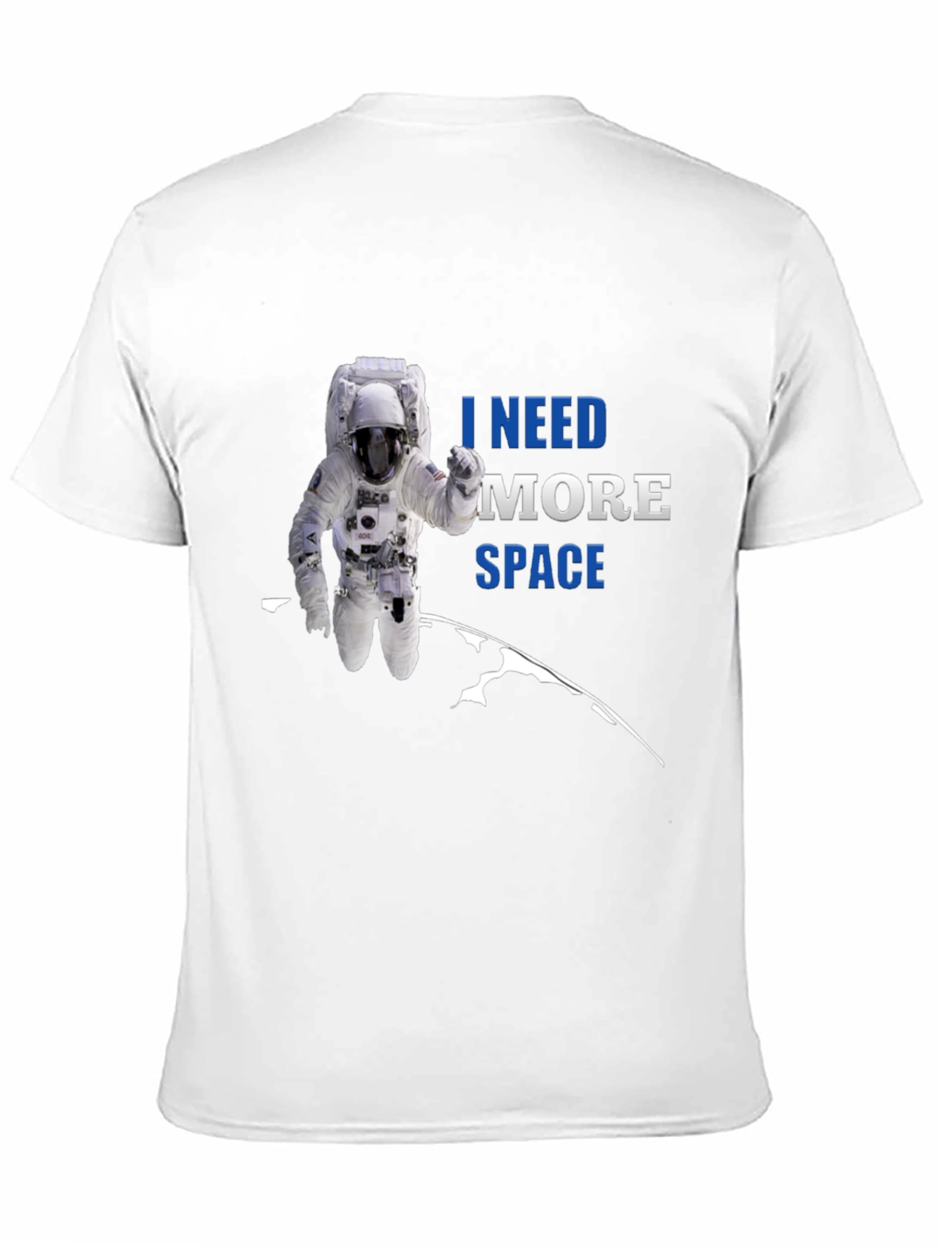 Camiseta Espacial: Necesito Más Espacio