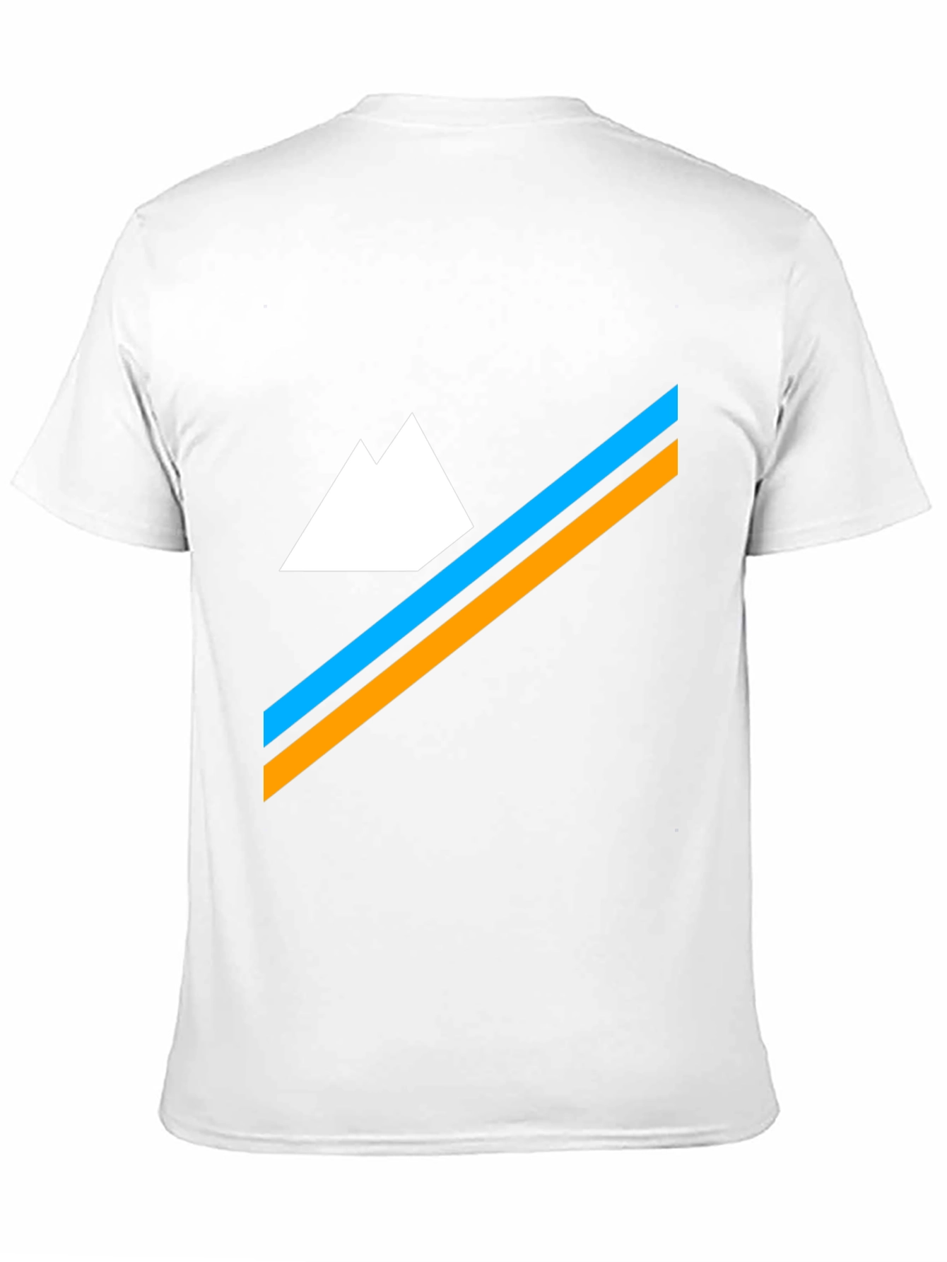 Camiseta Hombre Montaña Minimalista - Diseño Moderno