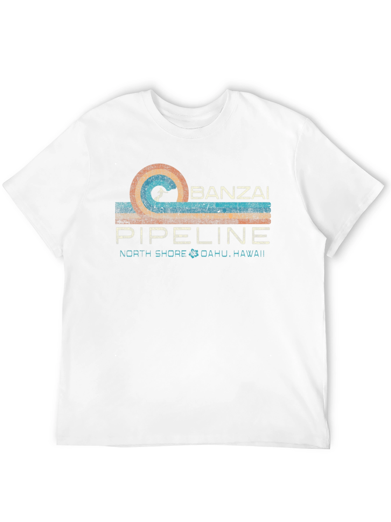 Camiseta Banzai Pipeline Oahu Hawaii Retro