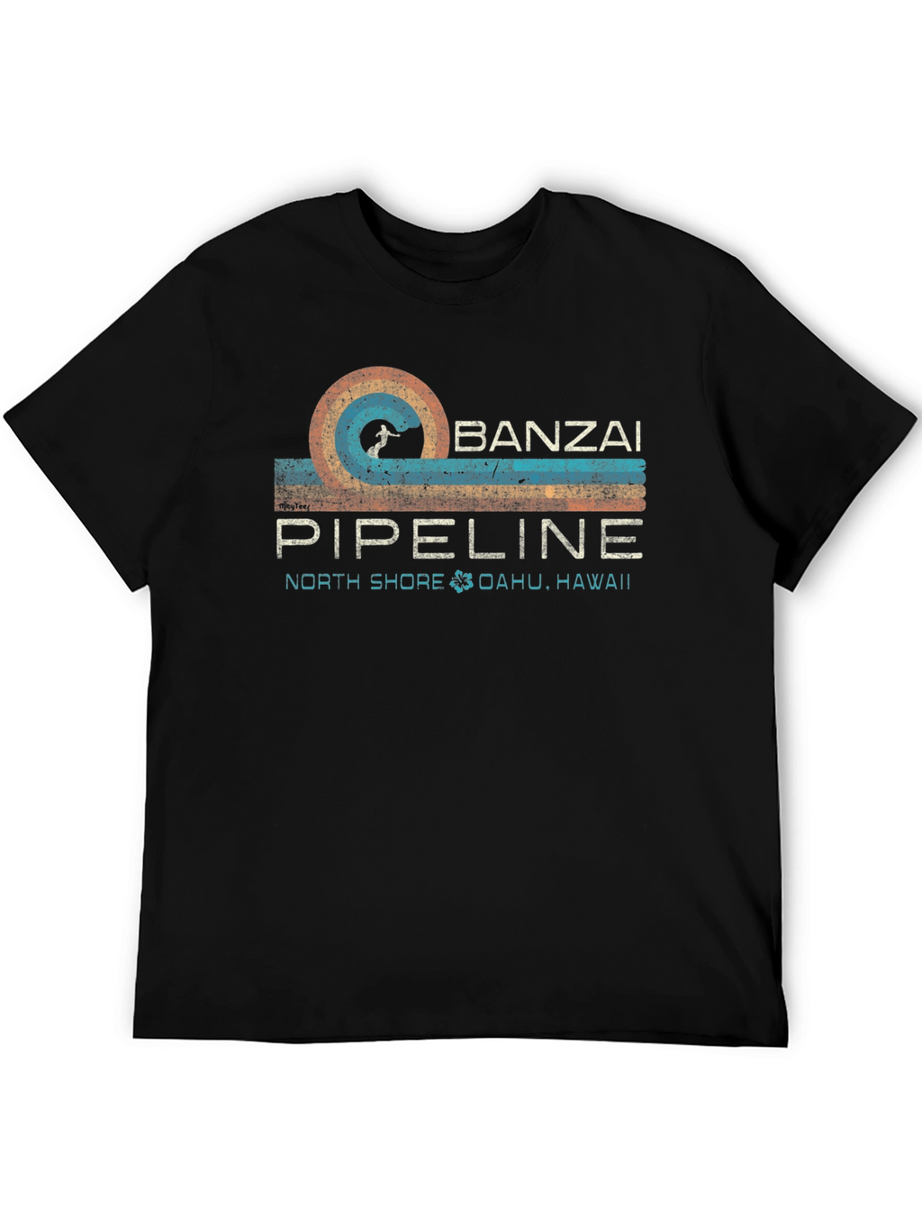 Camiseta Banzai Pipeline Oahu Hawaii Retro