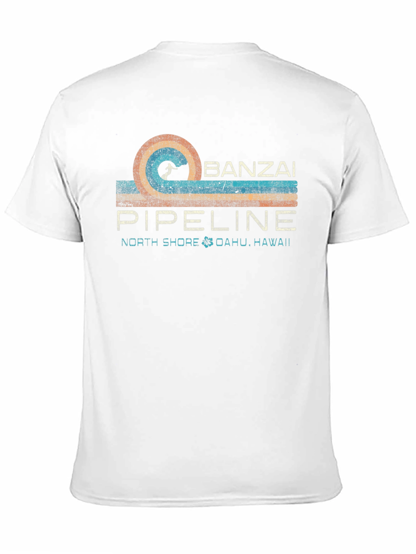 Camiseta Banzai Pipeline Oahu Hawaii Retro