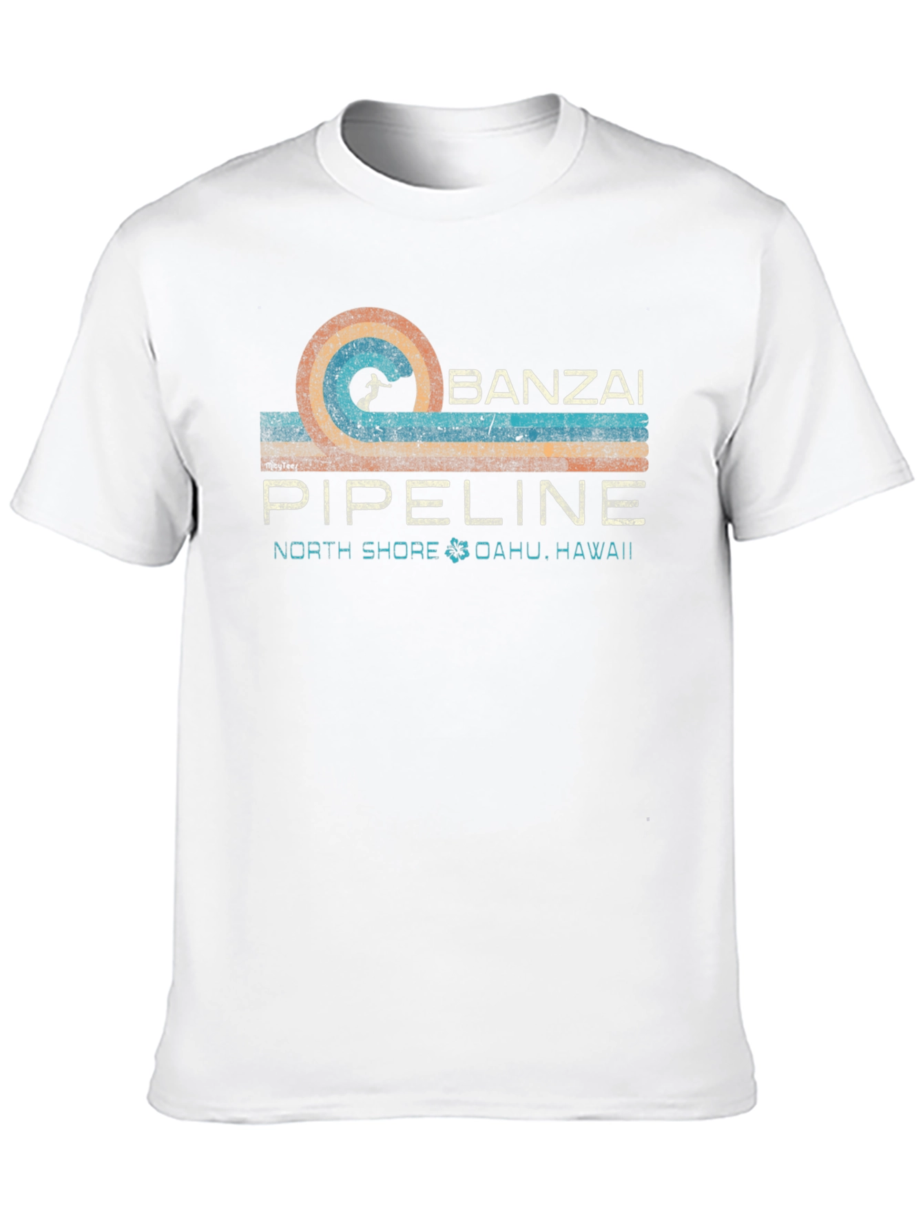 Camiseta Banzai Pipeline Oahu Hawaii Retro