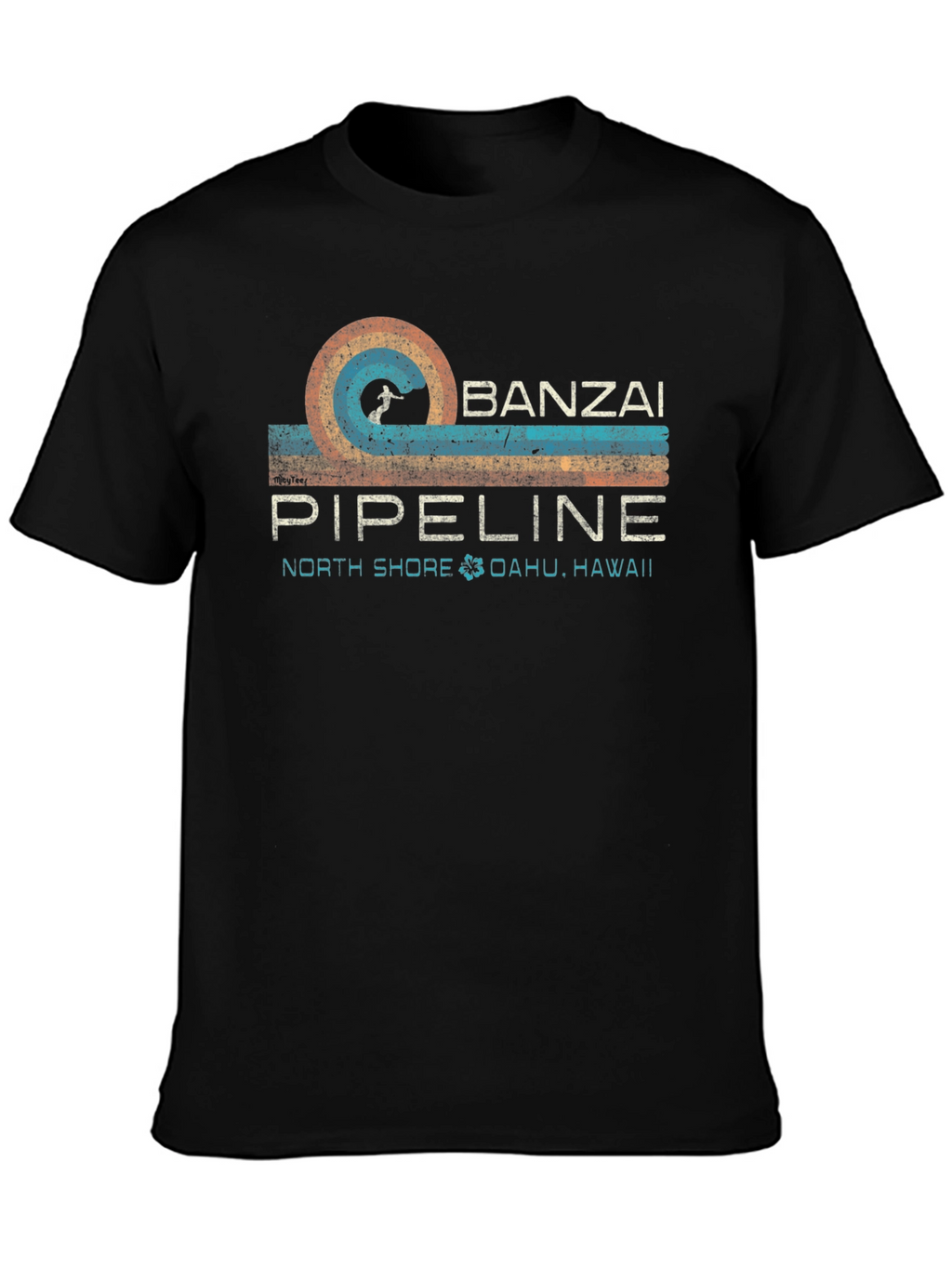 Camiseta Banzai Pipeline Oahu Hawaii Retro