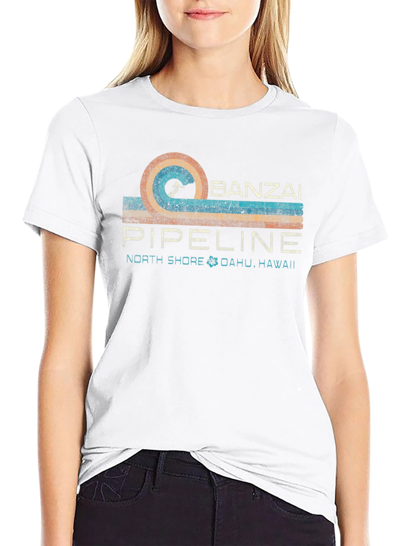 Camiseta Banzai Pipeline Oahu Hawaii Retro