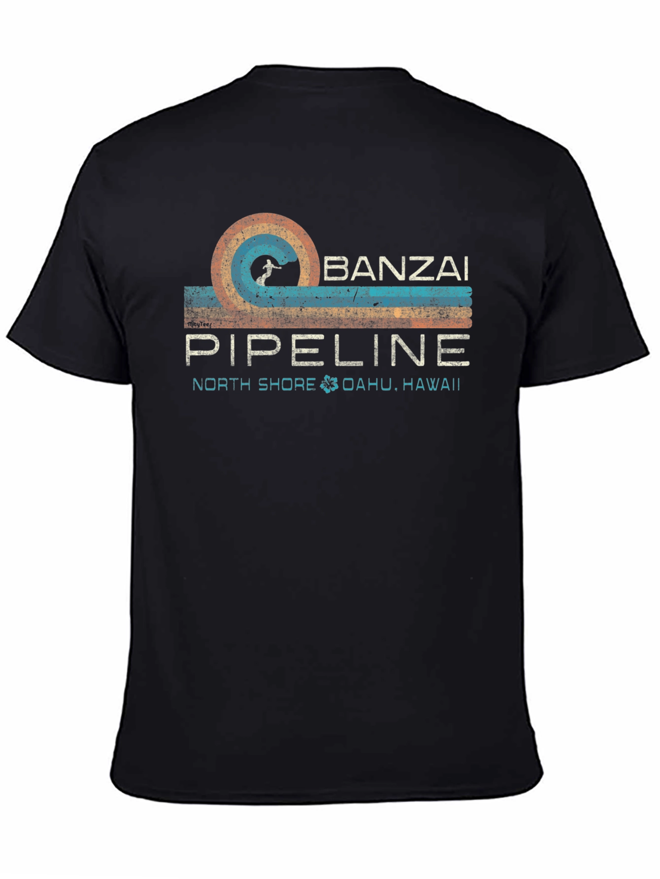 Camiseta Banzai Pipeline Oahu Hawaii Retro