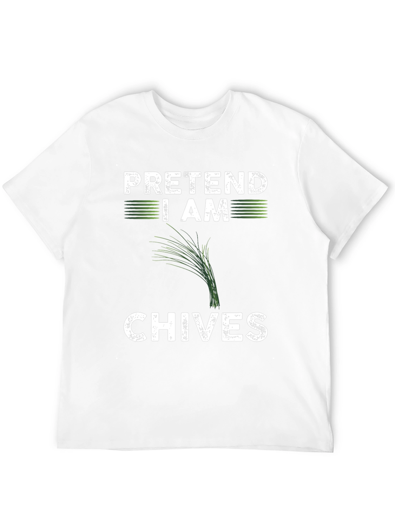 Camiseta Finge que soy cebollines - Humor Culinario
