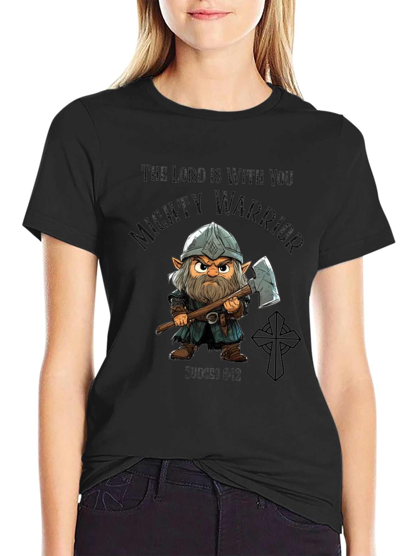 Camiseta Guerrero Enano con Hacha
