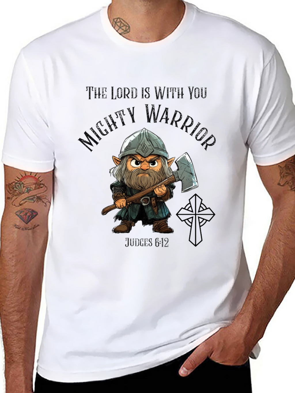 Camiseta Guerrero Enano con Hacha