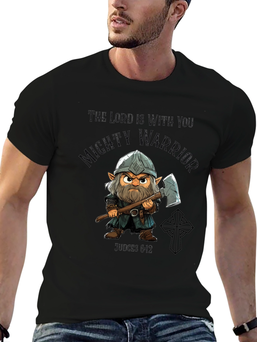 Camiseta Guerrero Enano con Hacha