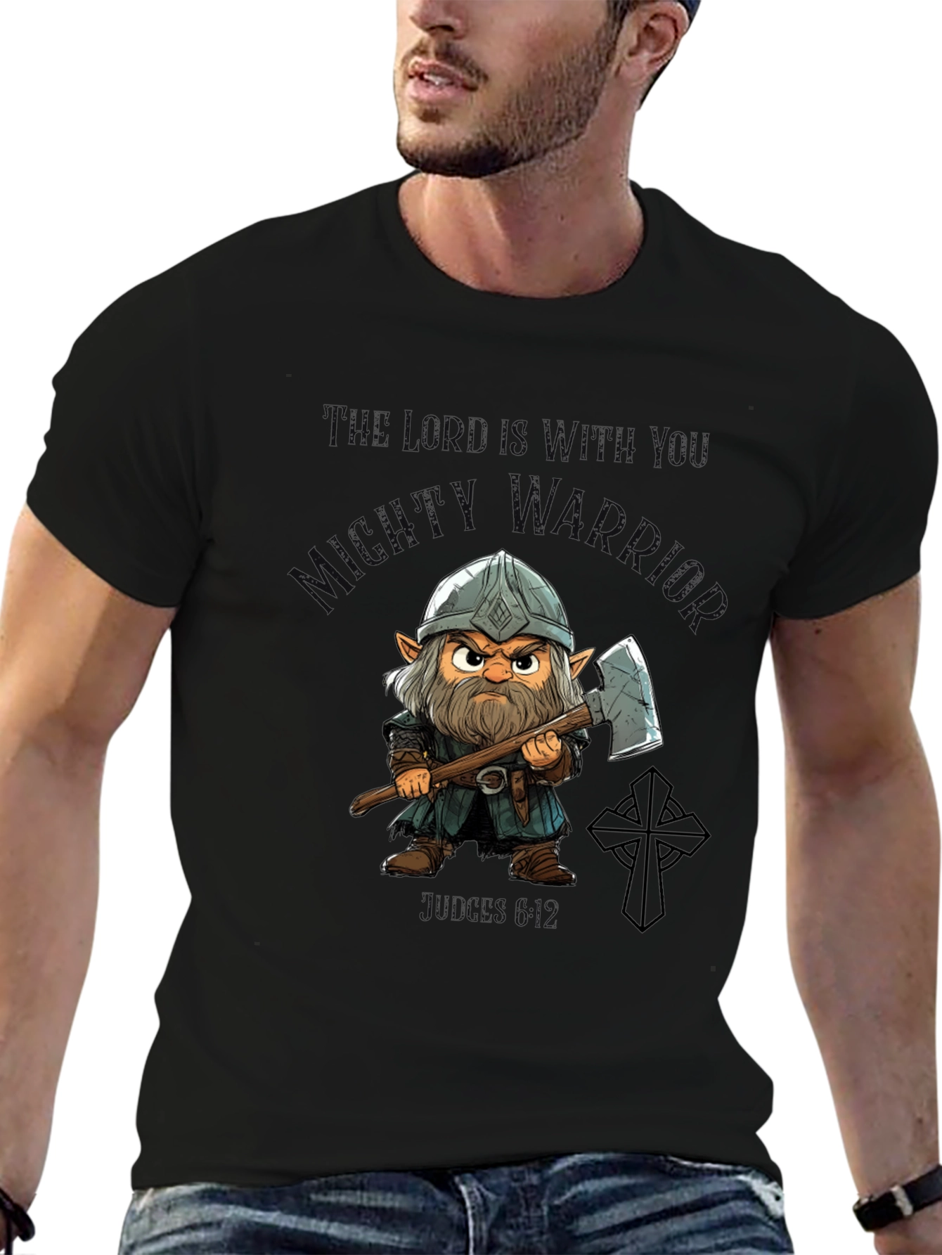 Camiseta Guerrero Enano con Hacha