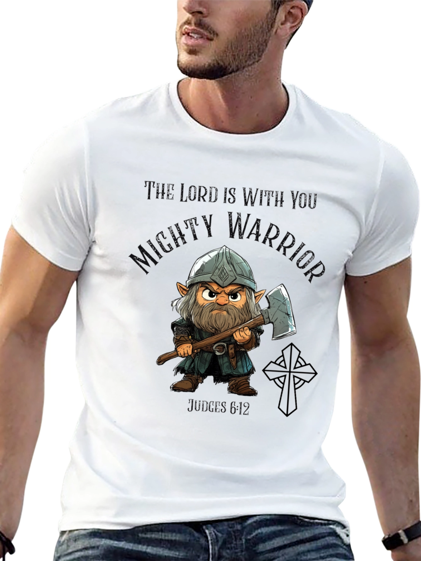 Camiseta Guerrero Enano con Hacha