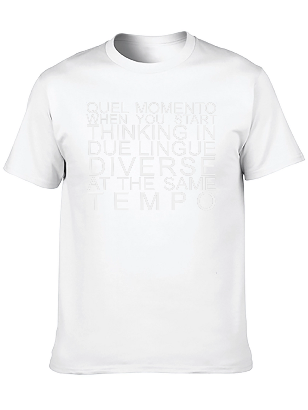 Camiseta Bilingüe Negra Quel Momento