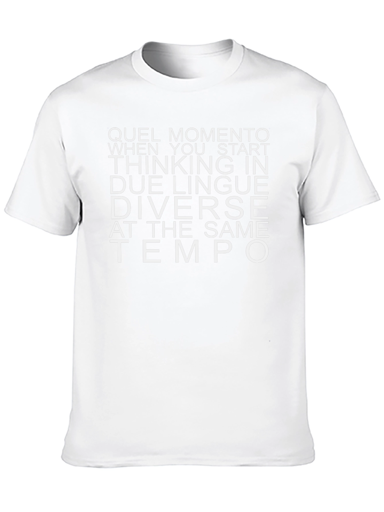 Camiseta Bilingüe Negra Quel Momento